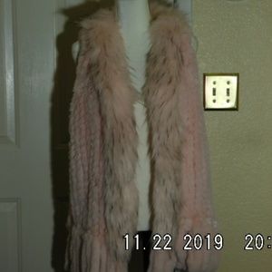 Luxury Faux Fur Pink Vest